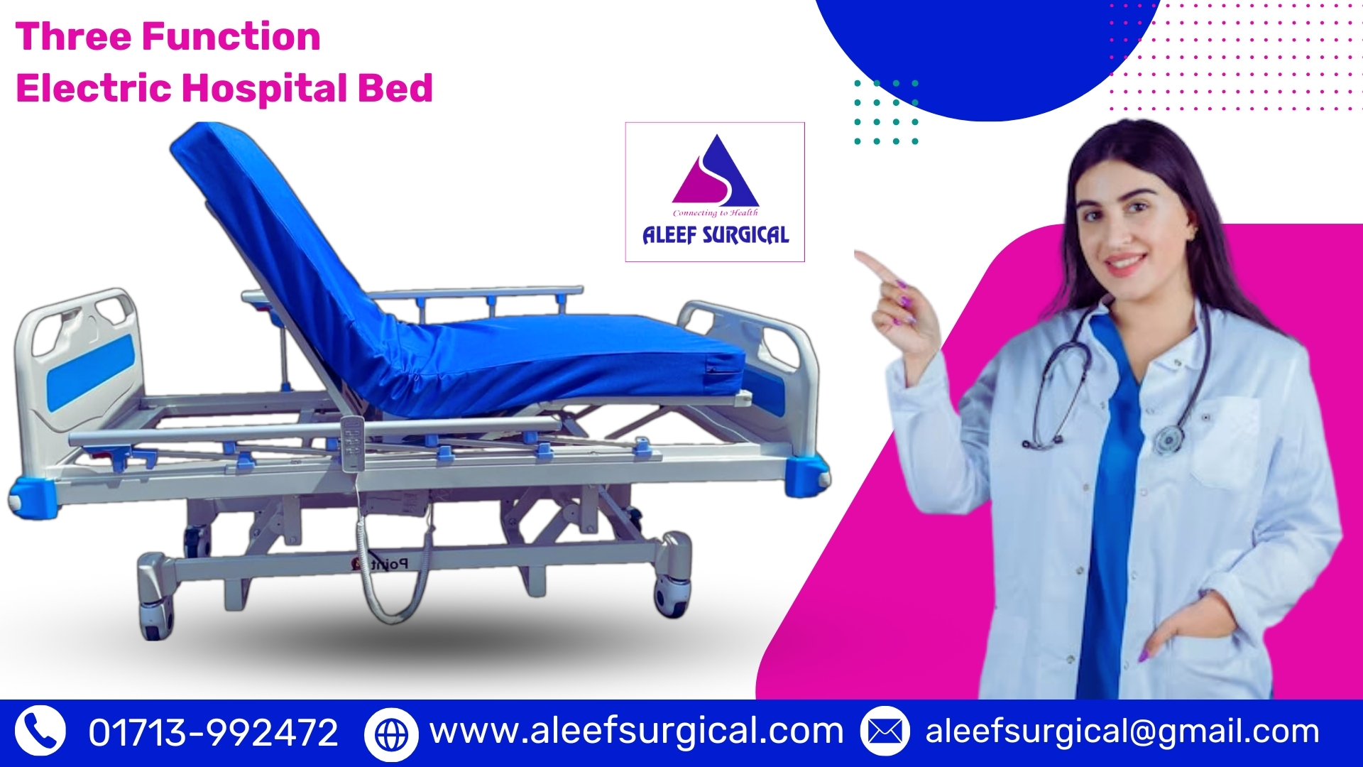 Electric Hospital Beds Supplier in BD. Image of Electric Hospital Bed 