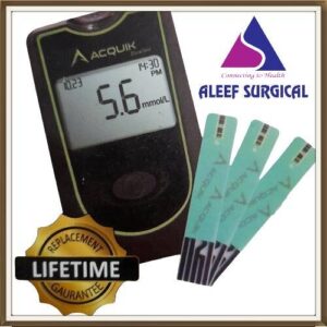 ACQUIK Blood Glucose Monitor, Image of Diabetes Machine.