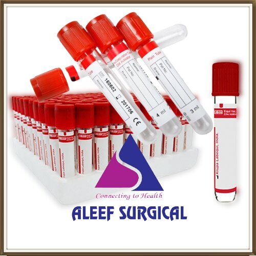 Blood Collection Vacuum Tube, Red Tube, Image