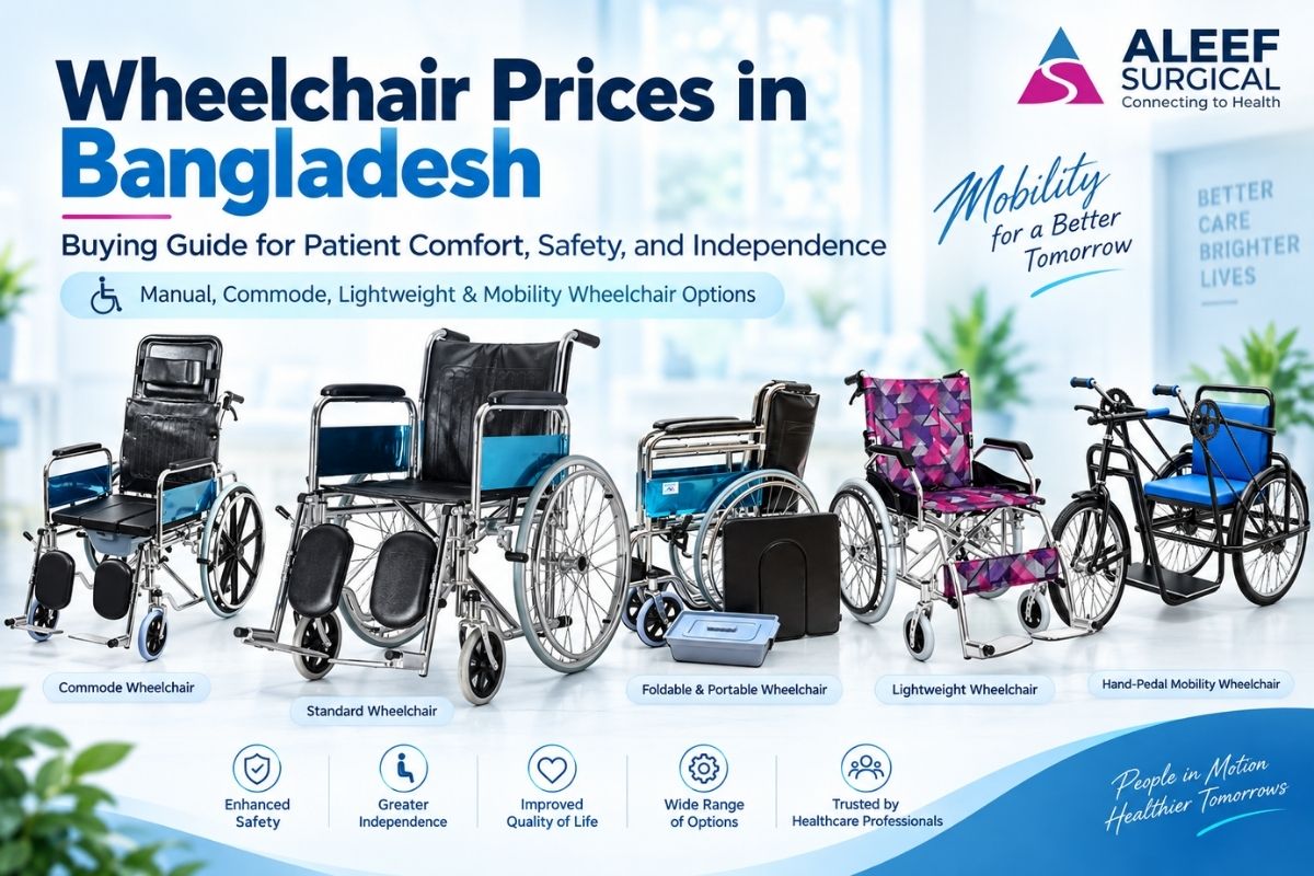 Wheelchair in Bangladesh-Aleef Surgical, Image of Aleef Surgical