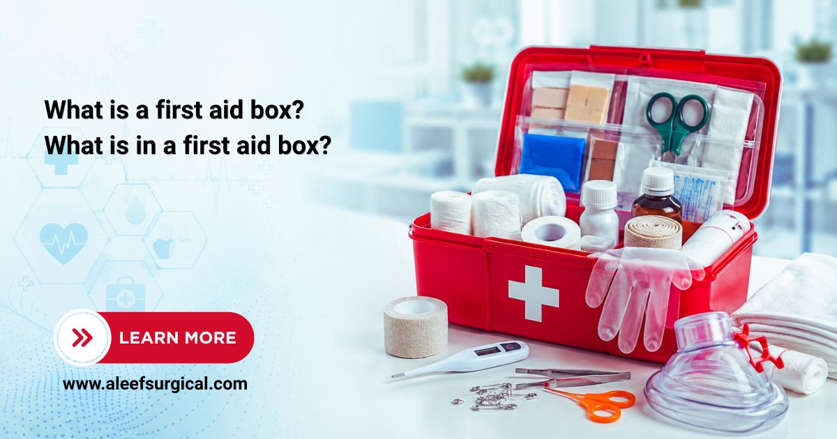 What is in a first box-Aleef Surgical