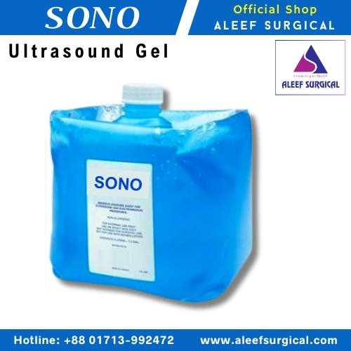 SONO Ultrasound Gel Supplier in BD. Image of SONO Ultrasound Gel