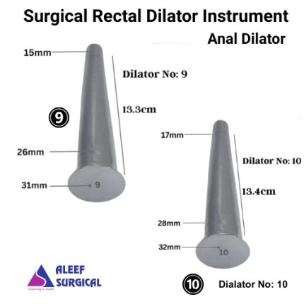 Anal Dilator All Size Price in BD, Image of Aleef Surgical