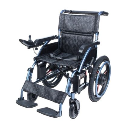 Aleef Surgical Foldable Electric Wheelchair - Side View