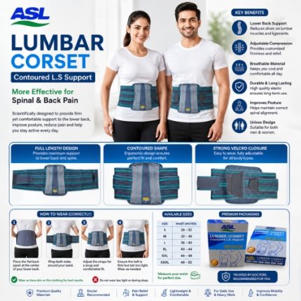 ASL Lumbar Corset Price in BD, Image of Aleefsurgical.com