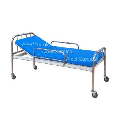 One Function Hospital Bed — adjustable headrest, steel frame. Image