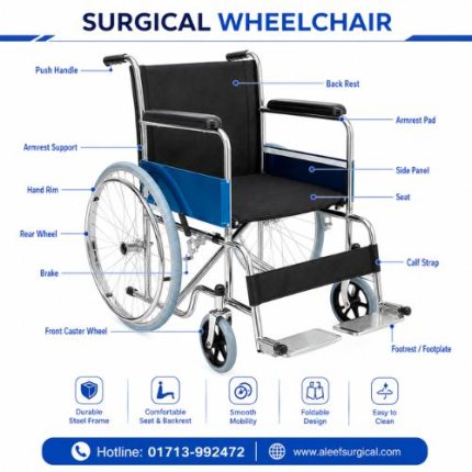 Buy Surgical Wheelchair in Bangladesh, Image of Aleef Surgical