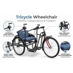 Tricycle Wheelchair in Bangladesh. Image of Aleef Surgical.