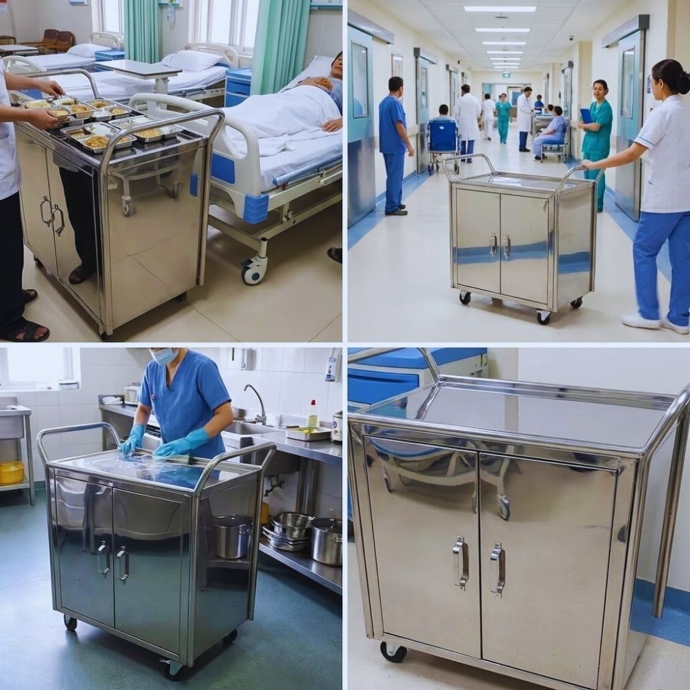 Premium Hospital Food Trolley Price in BD. Image