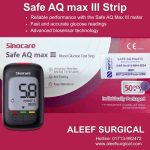 Sinocare Safe AQ Max III Test Strip in Bangladesh - Image 3