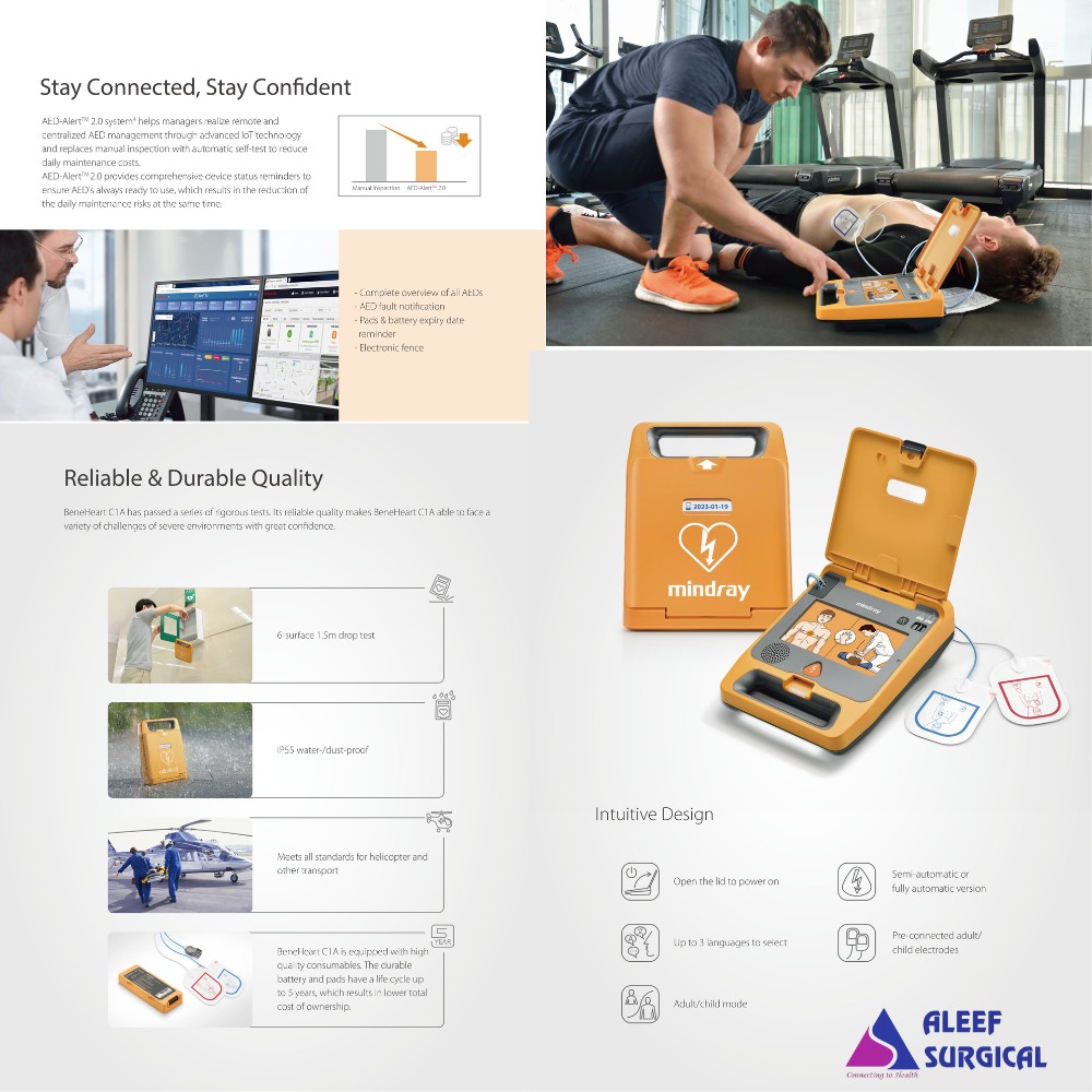 Mindray BeneHeart C1A Defibrillator Price in BD. Image