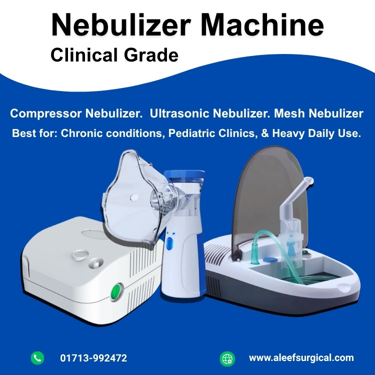 Nebulizer Machine Price in BD. Image of Aleef Surgical