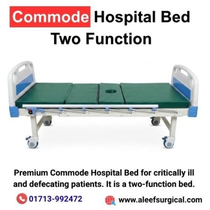 Hospital Bed with Commode Supplier in BD, Image of www.aleefsurgical.com