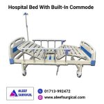 Two Function hospital bed with commode in BD, Image