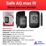 Safe AQ Max III Glucometer Image of Aleefsurgical.com
