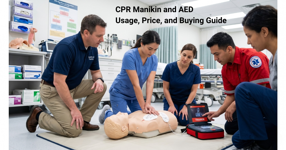 CPR Manikin and AED: Usage, Price, and Buying Guide. Image