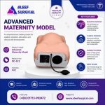 obstetric training simulator, fetal heart sound simulator, nursing education simulator. image of Aleef Surgical