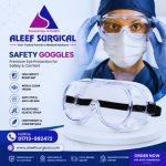 Safety goggles Supplier in Bangladesh, Image of Aleef Surgical