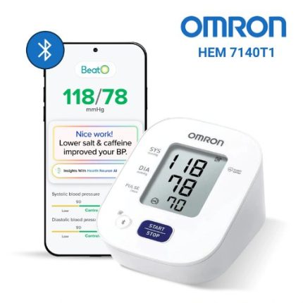 Omron HEM 7140T1 BP Monitor with Bluetooth in BD, Image of Aleef Surgical