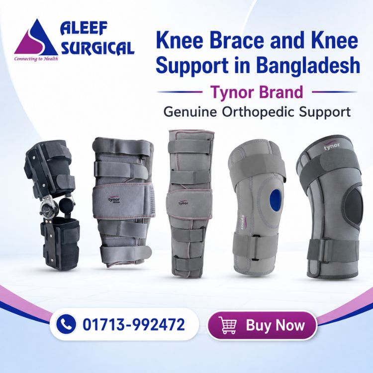 Knee Brace and Support in Bangladesh, Image of www.aleefsurgical.com