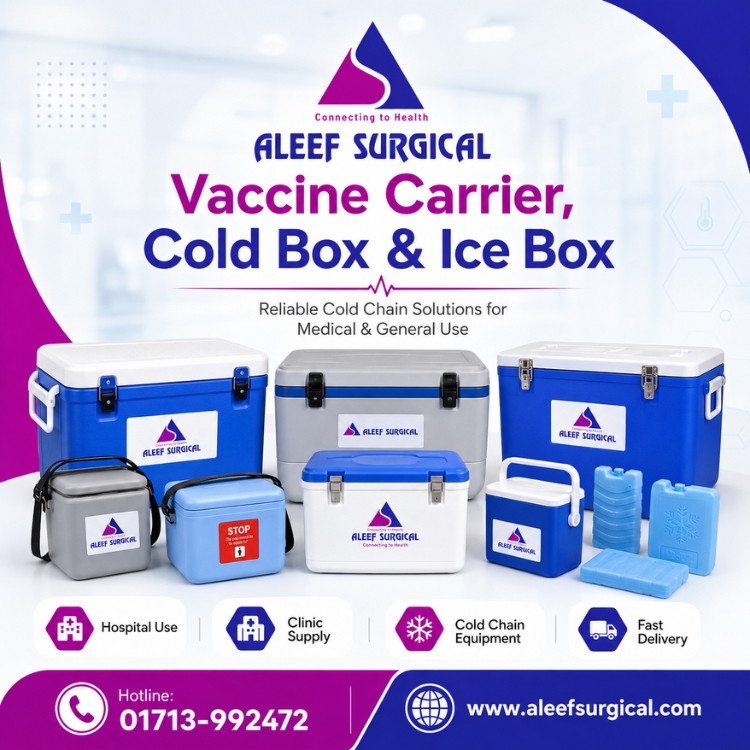 Vaccine Carrier Box Price in Bangladesh, Image of Aleef Surgical