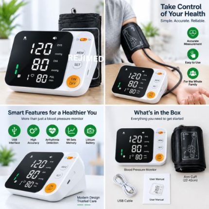 Rechargeable digital blood pressure monitor, Image of Aleef Surgical